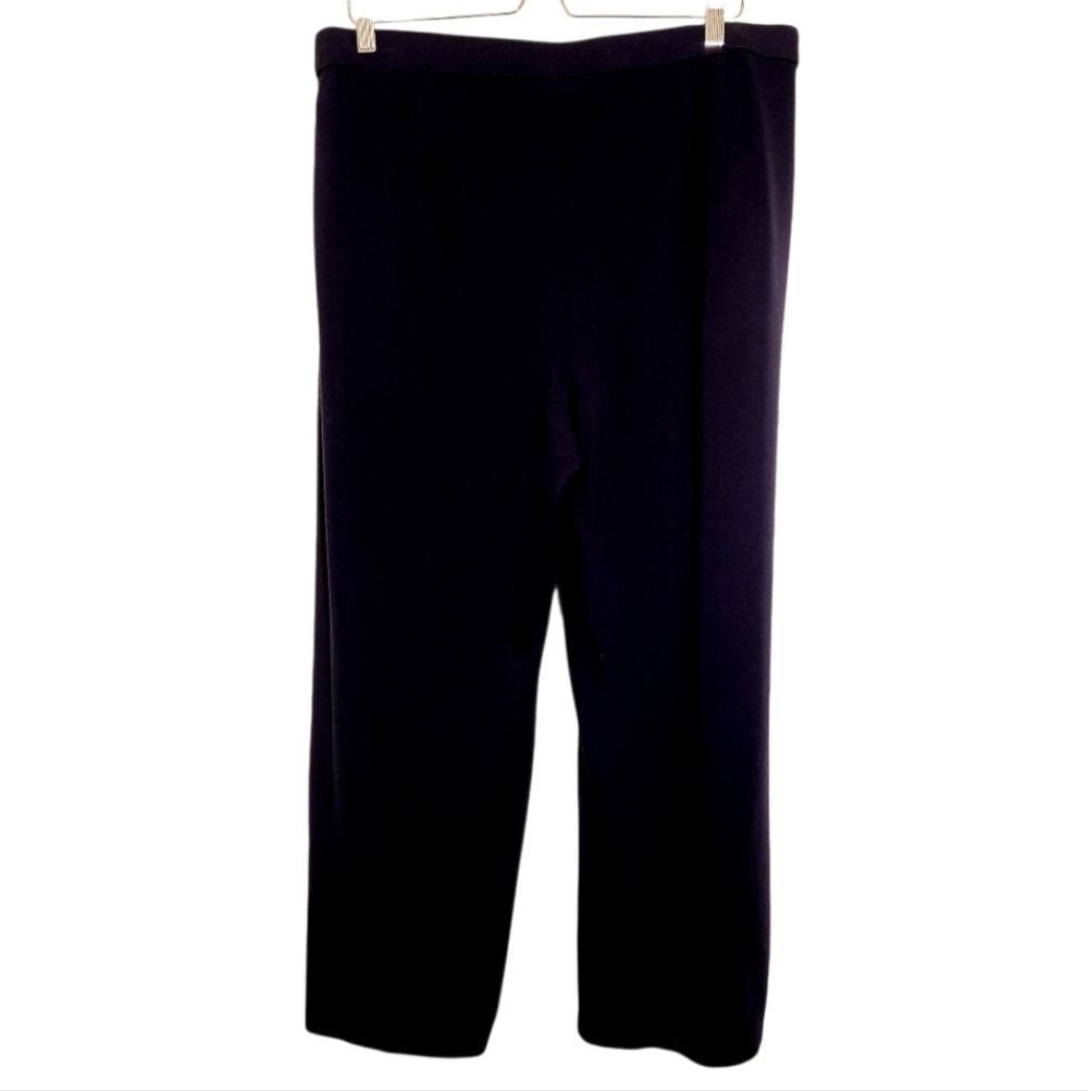 J. Jill | Women's Navy Blue Wearever Collection Pullon Stretch Pants (Size XL)